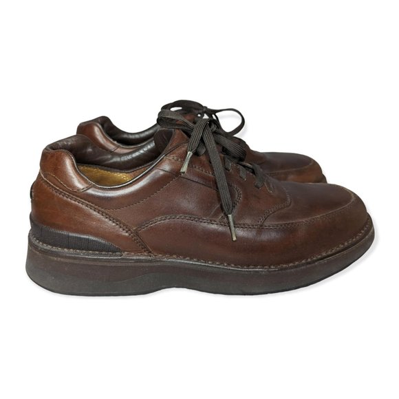 Rockport ProWalker Brown Leather M9215 Lace Up Oxfords Size 11 1/2M - Picture 3 of 8